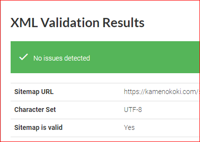 2020.09.29 自作したsitemap.xmlはうまくできていたらしい